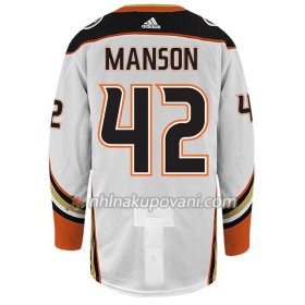 Anaheim Ducks Dresy JOSH MANSON 42 Adidas Bílá Authentic - Pánské